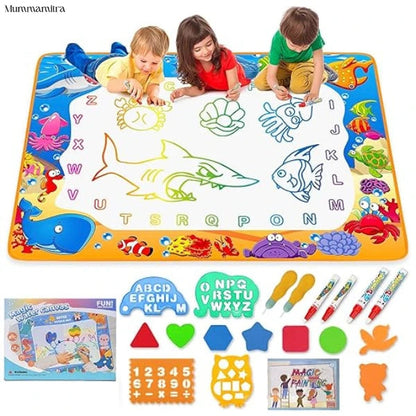 Magic Water Doodle Mat – Reusable, Mess-Free Learning for Kids with Skin friendly material