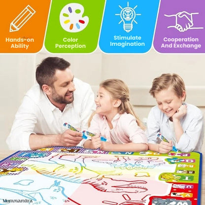 Magic Water Doodle Mat – Reusable, Mess-Free Learning for Kids with Skin friendly material