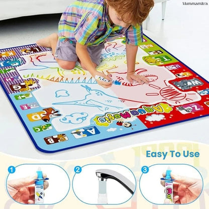 Magic Water Doodle Mat – Reusable, Mess-Free Learning for Kids with Skin friendly material